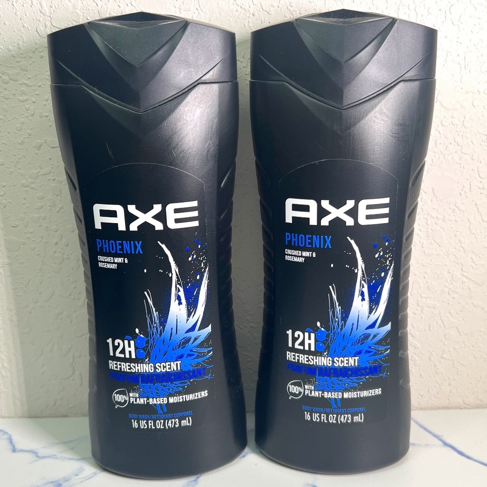 NEW Axe Phoenix Men's Body Wash 2pk BUNDLE 16oz